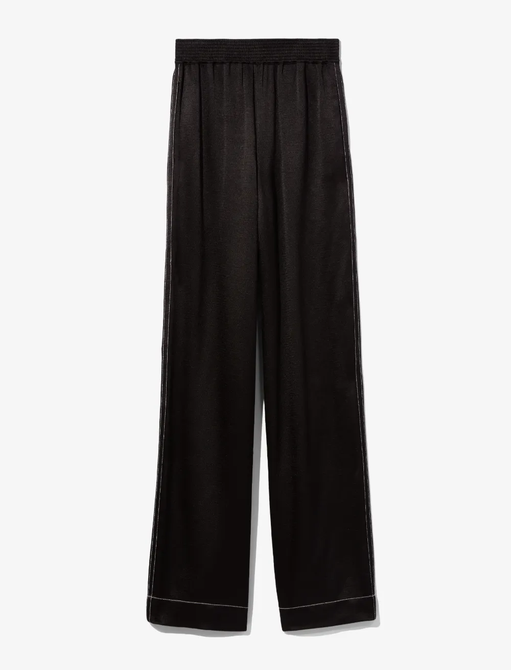 Image of Proenza Schouler White Label Dobby Crepe Pajama Pants  black