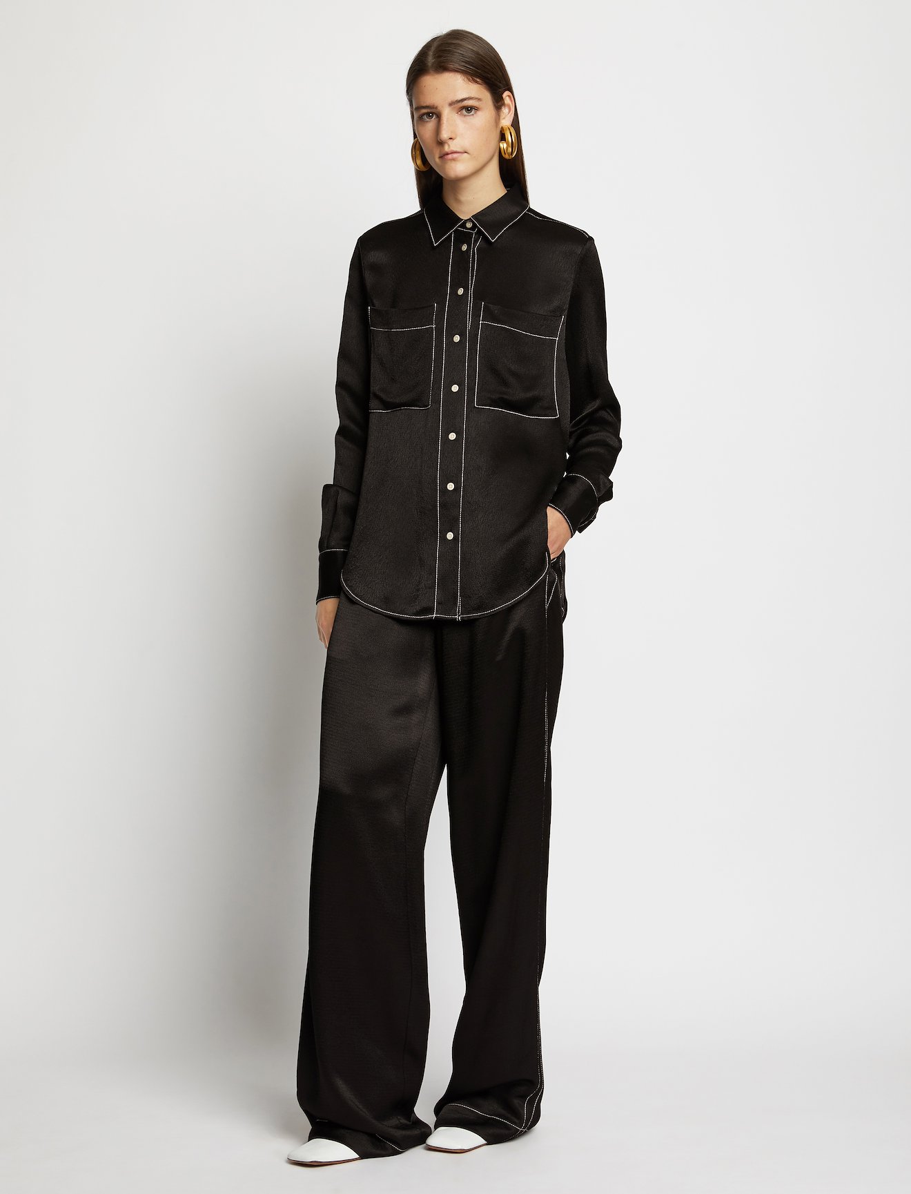 Dobby Crepe Shirt #1