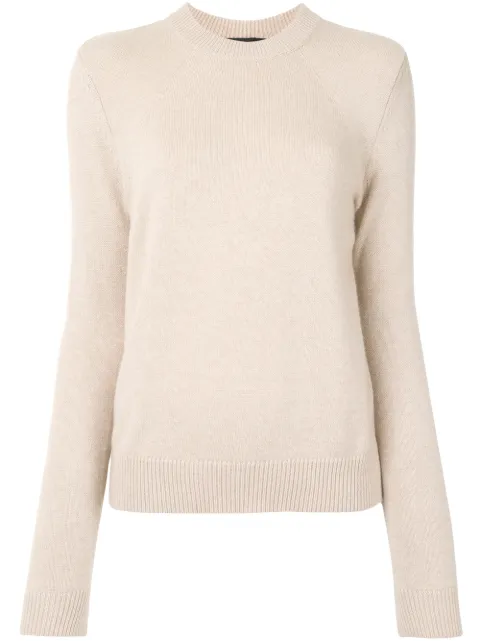 Proenza Schouler jersey con cuello redondo