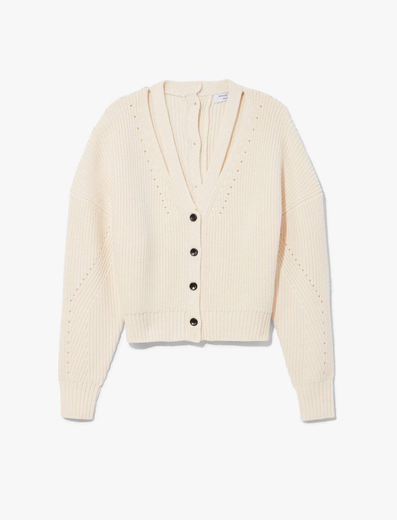 Knit Cardigan with Button Back #5