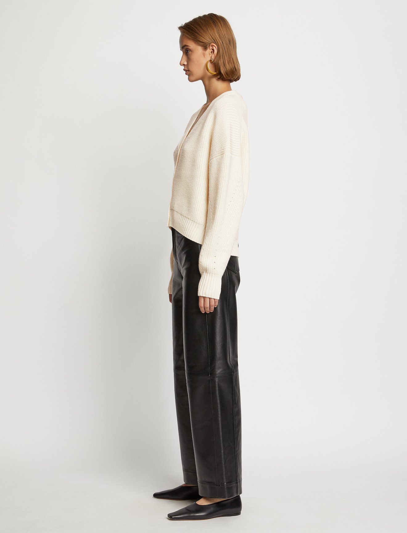 Knit Cardigan with Button Back #2
