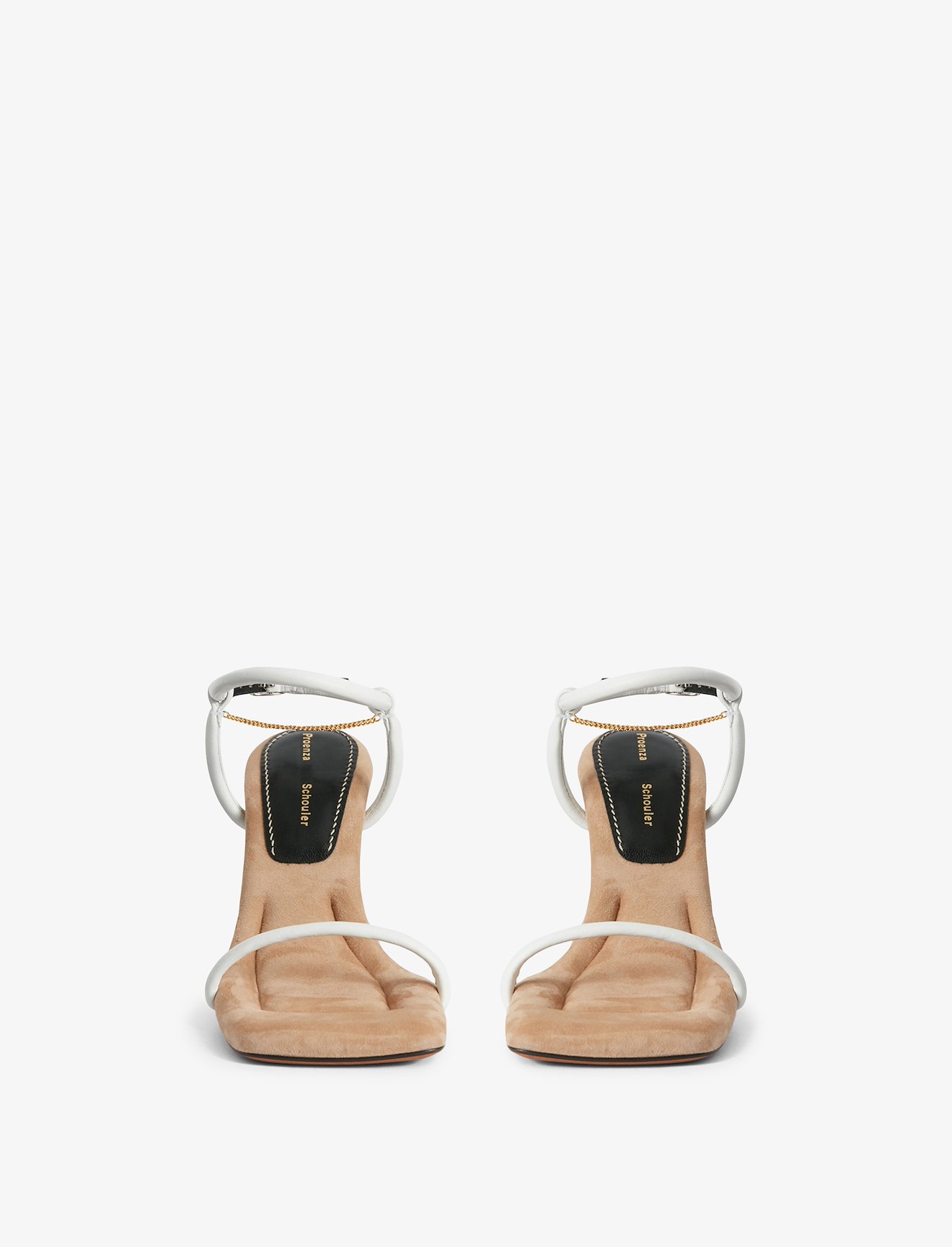 Square Padded Chain Sandals - 90mm #1