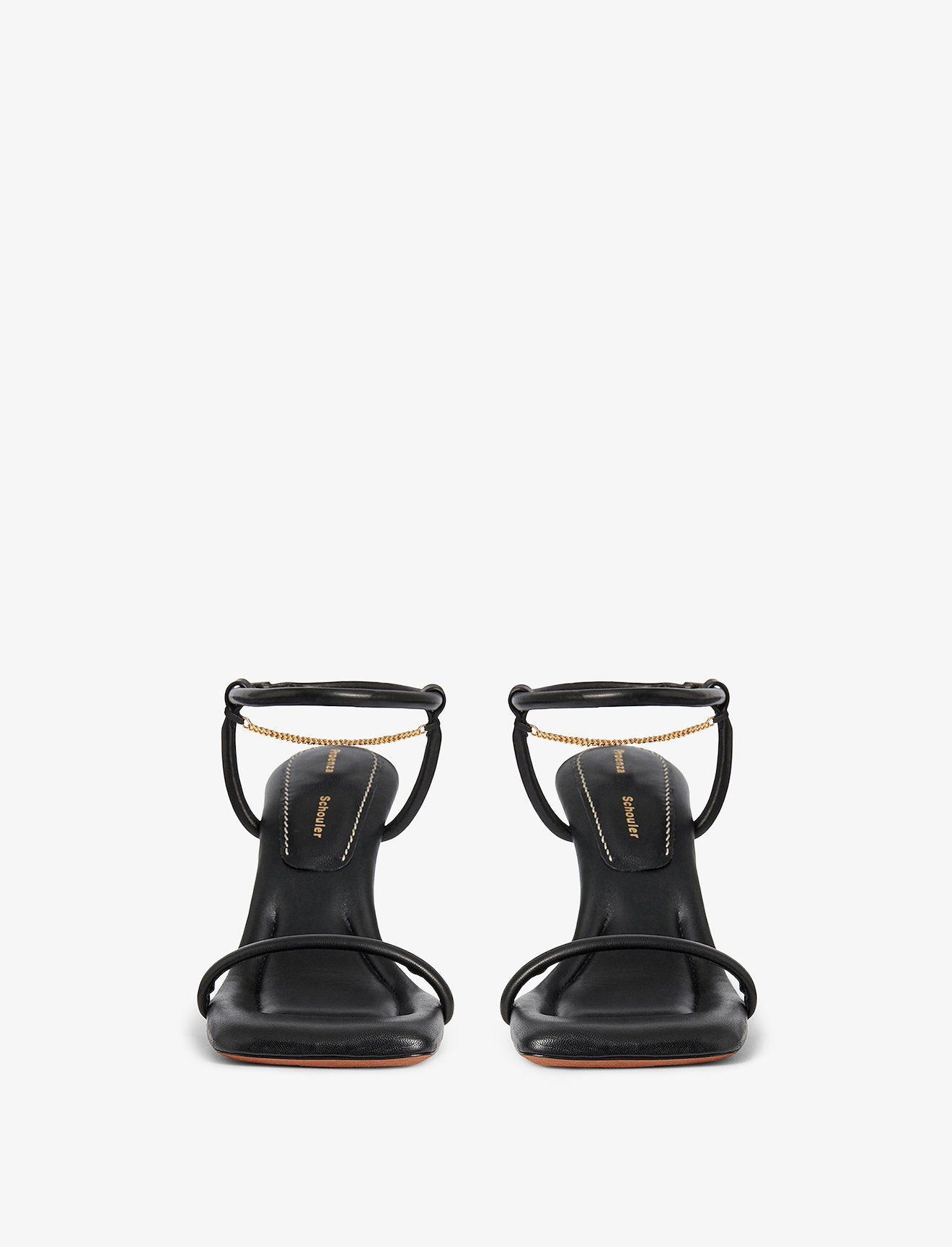 Square Padded Chain Sandals - 90mm #1