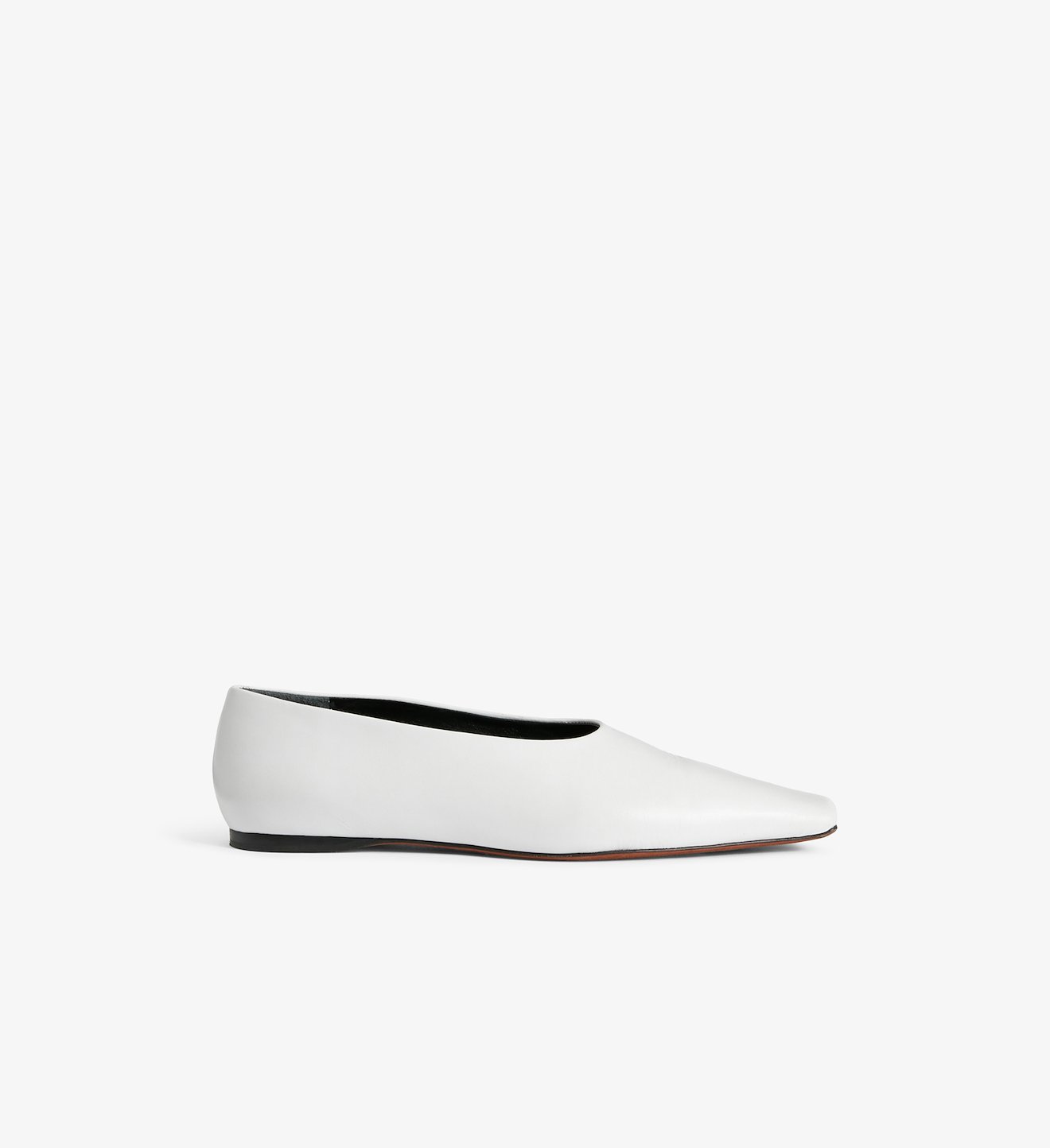 Trap Flats in white | Proenza Schouler