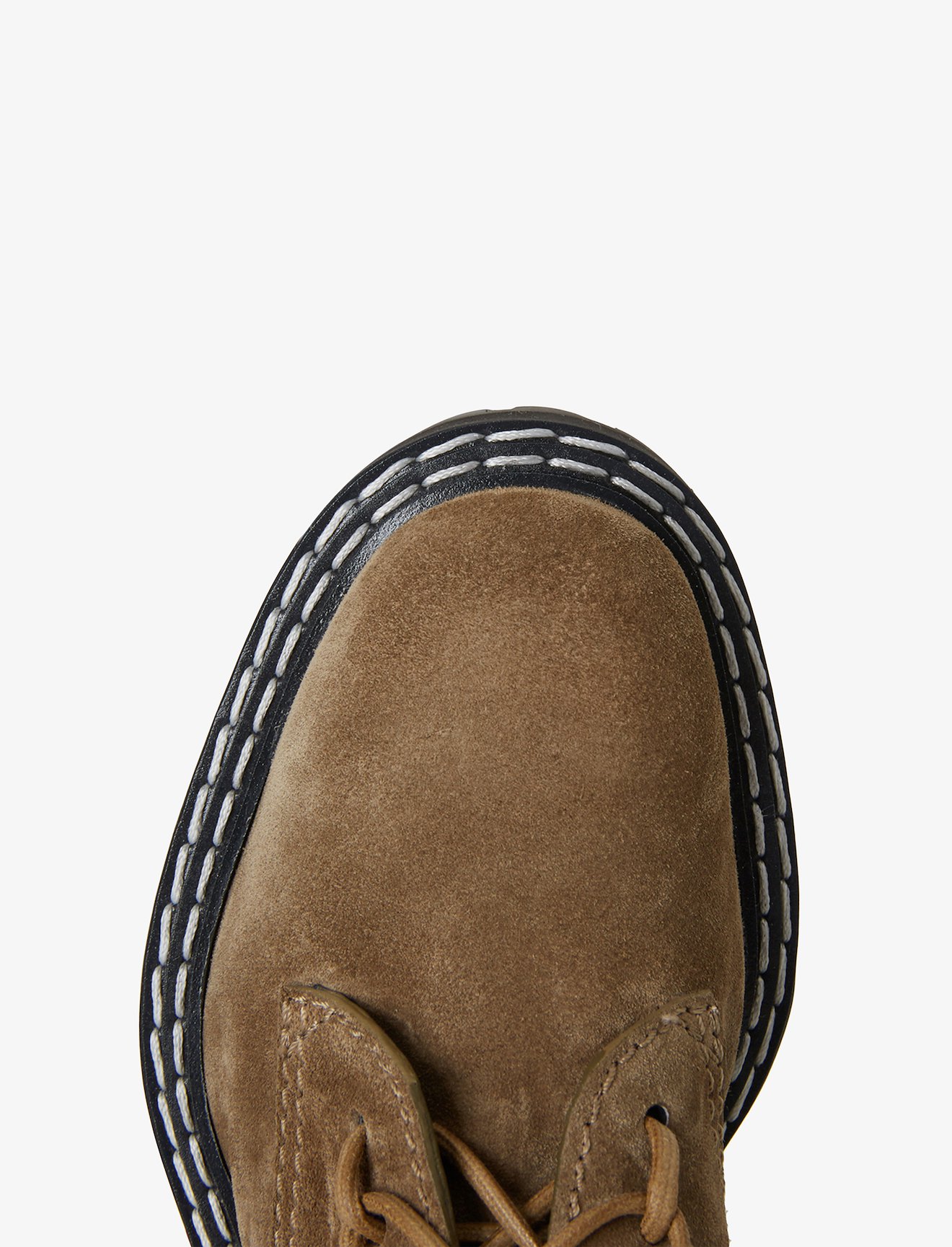 Suede Lug Sole Combat Boots #3
