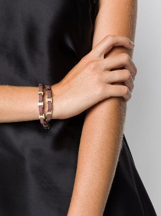 leather link-weave bracelet展示图