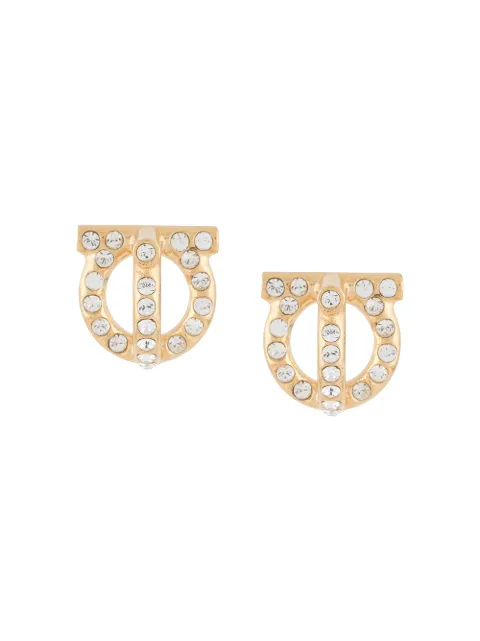 Ferragamo Gancini-motif earrings