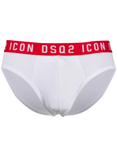 DSQUARED2 Icon logo embroidered briefs