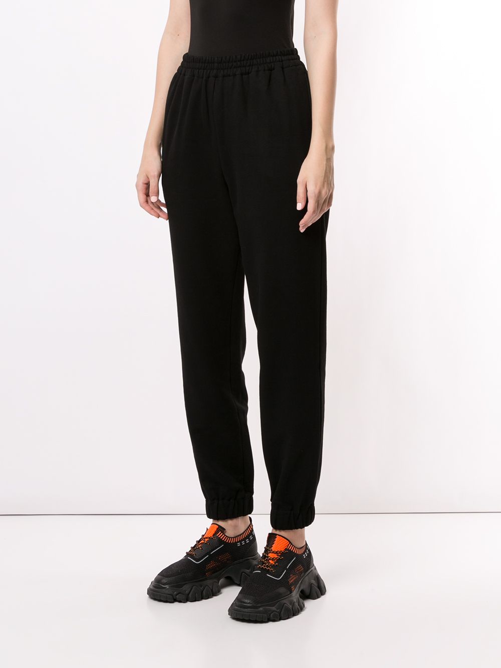 Shop Sir High-waisted Track Pants In Black