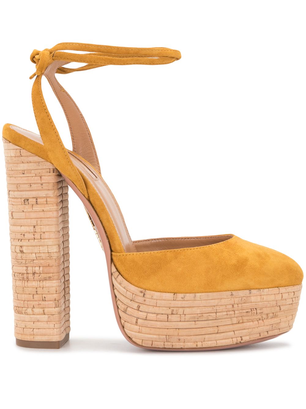 фото Aquazzura босоножки penelope 140 на платформе