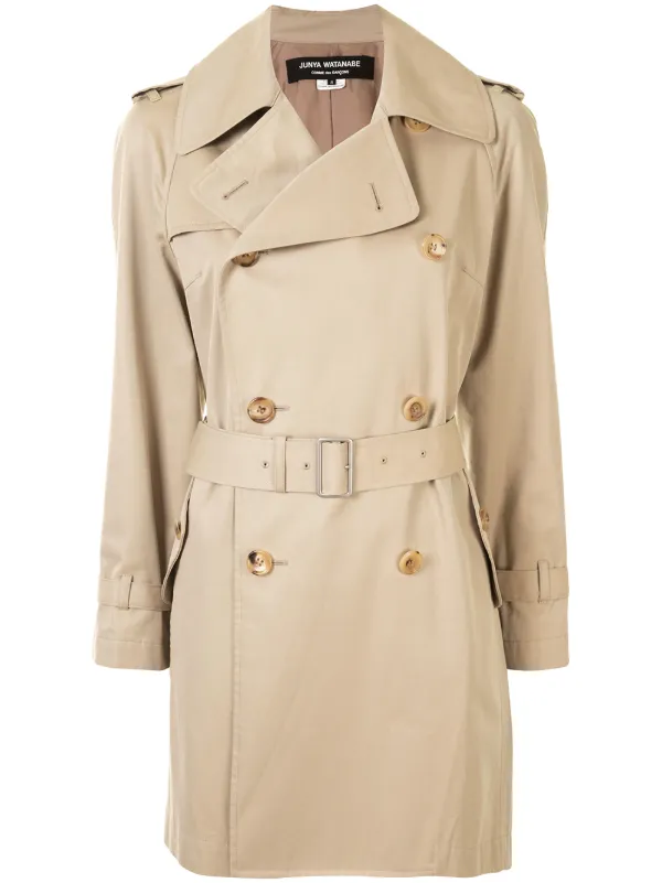 comme des garcons trench coat