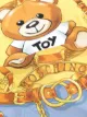 Moschino Teddy Bear silk scarf