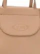 Tod's mini debossed-logo shopping bag
