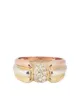 Image 1 of Cartier pre-owned 18kt yellow, white and rose gold Trinity diamond ring