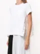 Sacai lace panel T-shirt