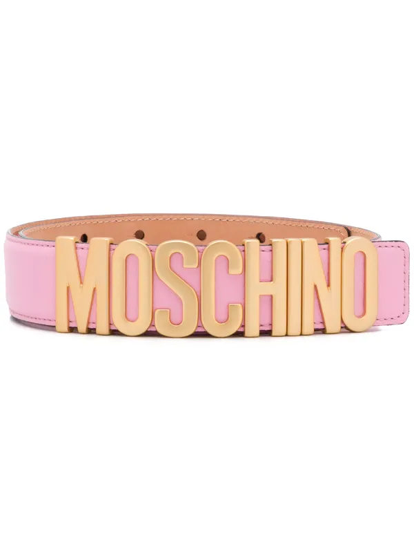 moschino gold belt