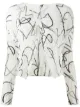 Image 1 of Pleats Please Issey Miyake printed pleated jacket