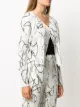 Pleats Please Issey Miyake printed pleated jacket