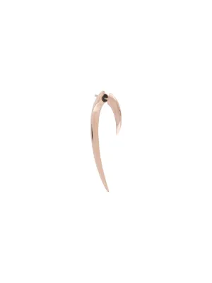 Orecchino a uncino placcati in oro rosa Farfetch Accessori Gioielli Orecchini 