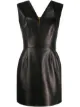 Image 1 of Versace fitted lambskin mini dress