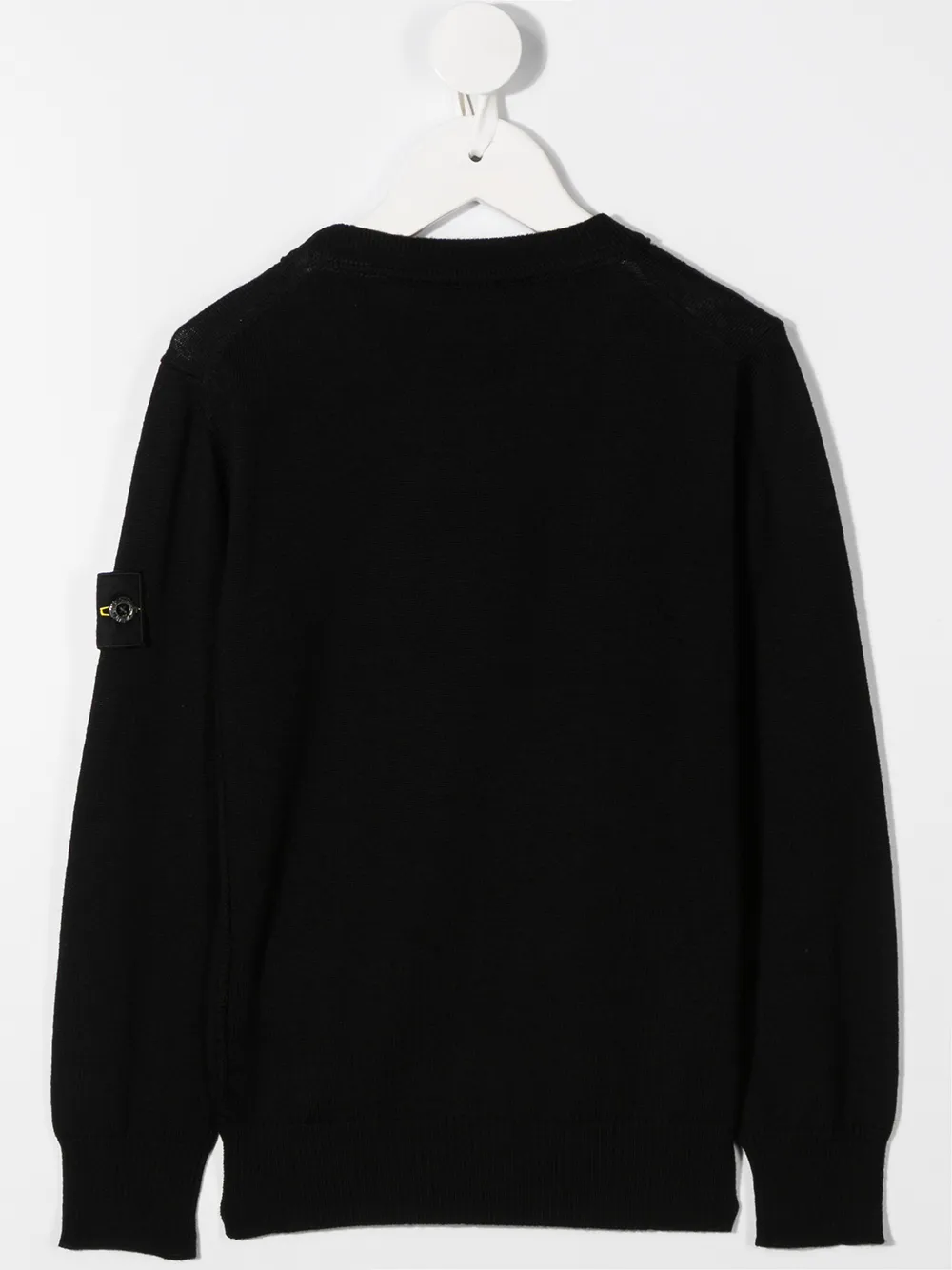 black stone island crew neck jumper