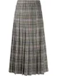 Image 1 of Ermanno Scervino pleated check patterned skirt