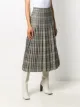 Ermanno Scervino pleated check patterned skirt