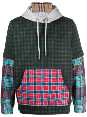 burberry hoodie mens silver