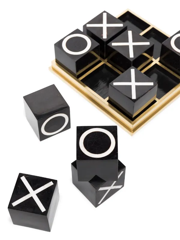 L'Objet Shell tic-tac-toe Set | Black | FARFETCH SG