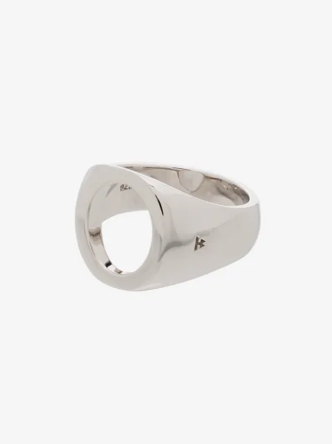 Tom Wood sterling silver oval open ring