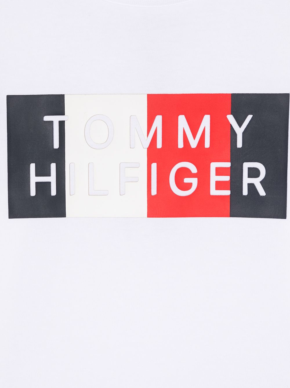 фото Tommy hilfiger junior толстовка с круглым вырезом и логотипом