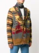 Alanui rustic intarsia cashmere cardigan