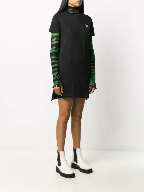 Kenzo logo print T-shirt dress FA62RO7684SJ - 3