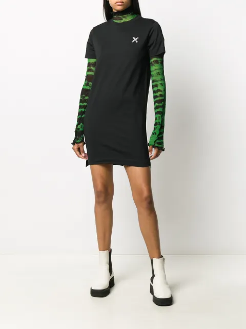 Kenzo logo print T-shirt dress FA62RO7684SJ - 2