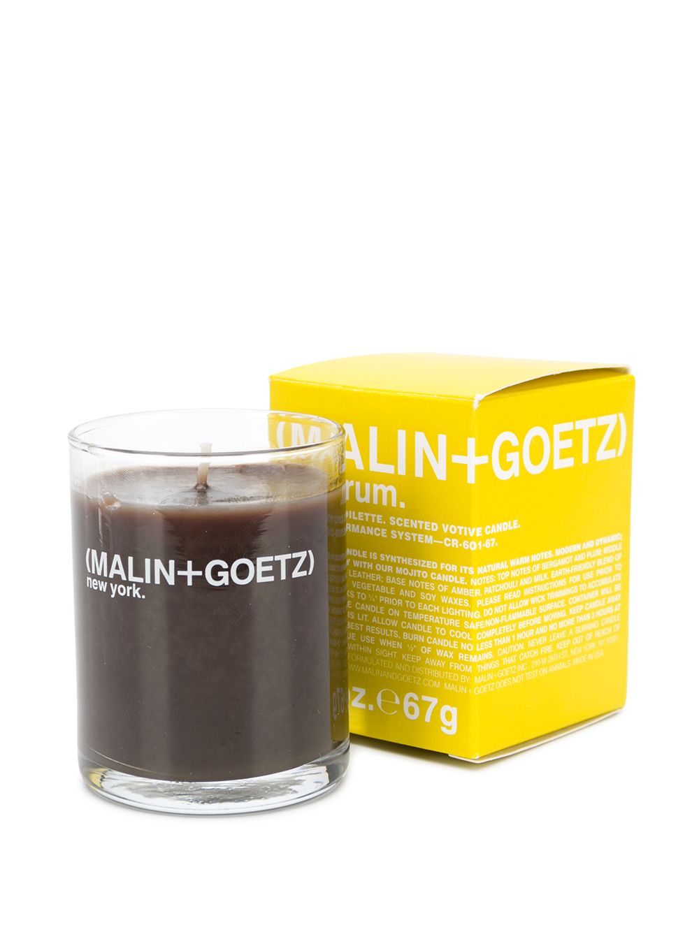 фото Malin+goetz dark rum votive candle