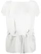 Image 1 of Pleats Please Issey Miyake drawstring waist plisse blouse