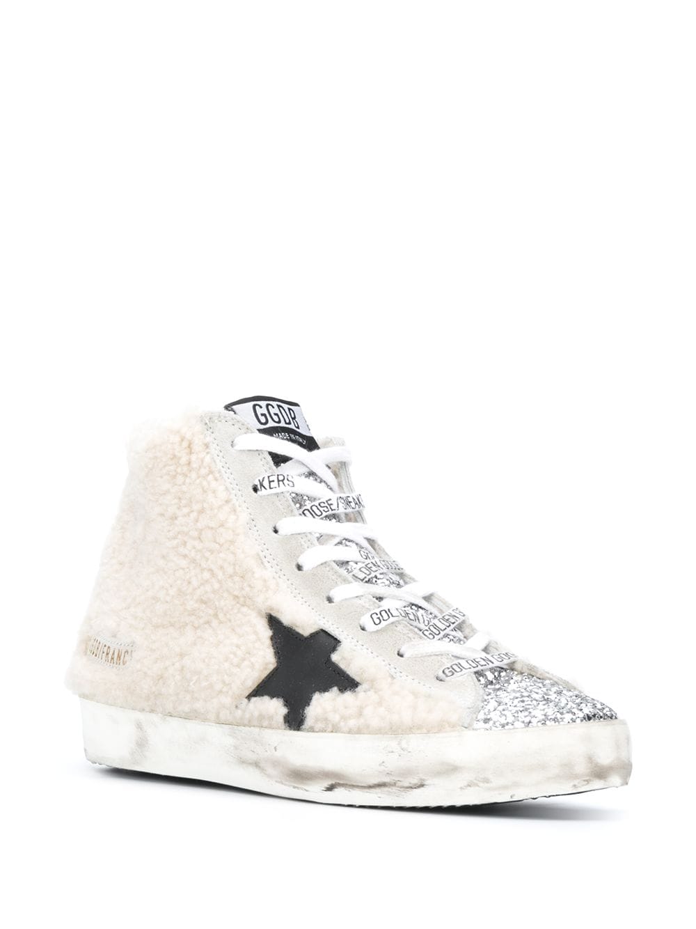 фото Golden goose кеды francy из овчины