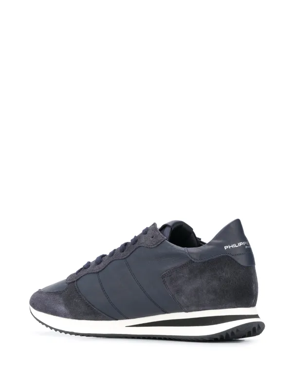 ★Philippe Model(Men)★TRPX★Basic Veau Microporius Philippe Model Paris Trpx Veau Sneakers | Blue | FARFETCH