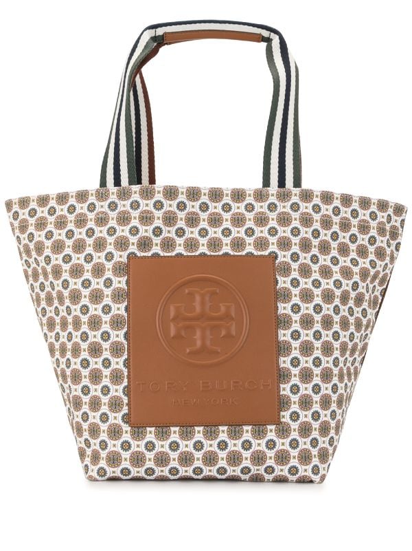 tory burch canvas tote bag