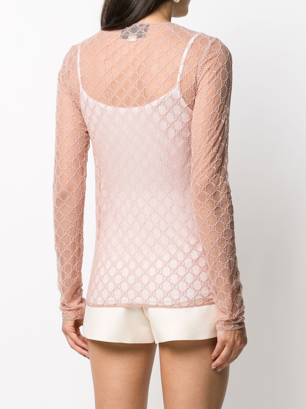 Gucci best sale sheer top