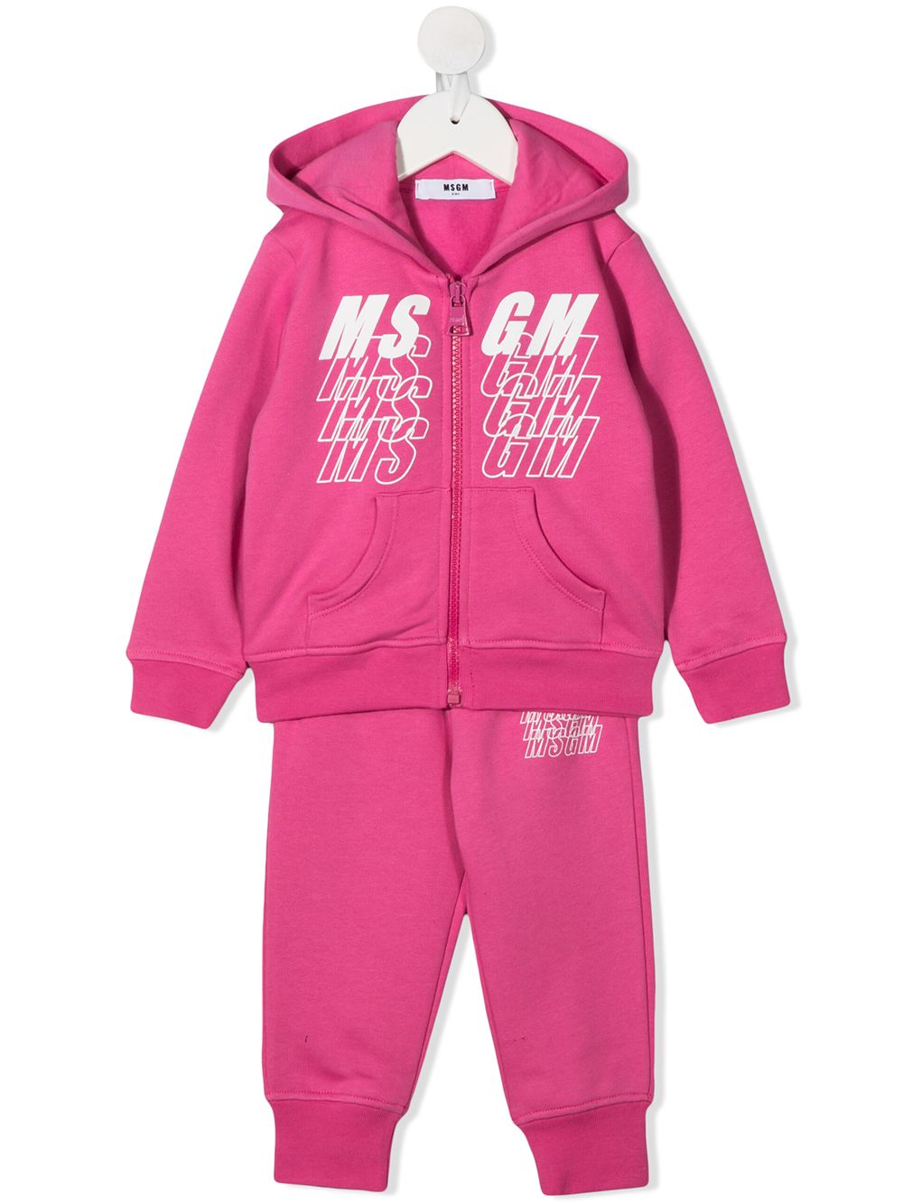 фото Msgm kids спортивный костюм с логотипом