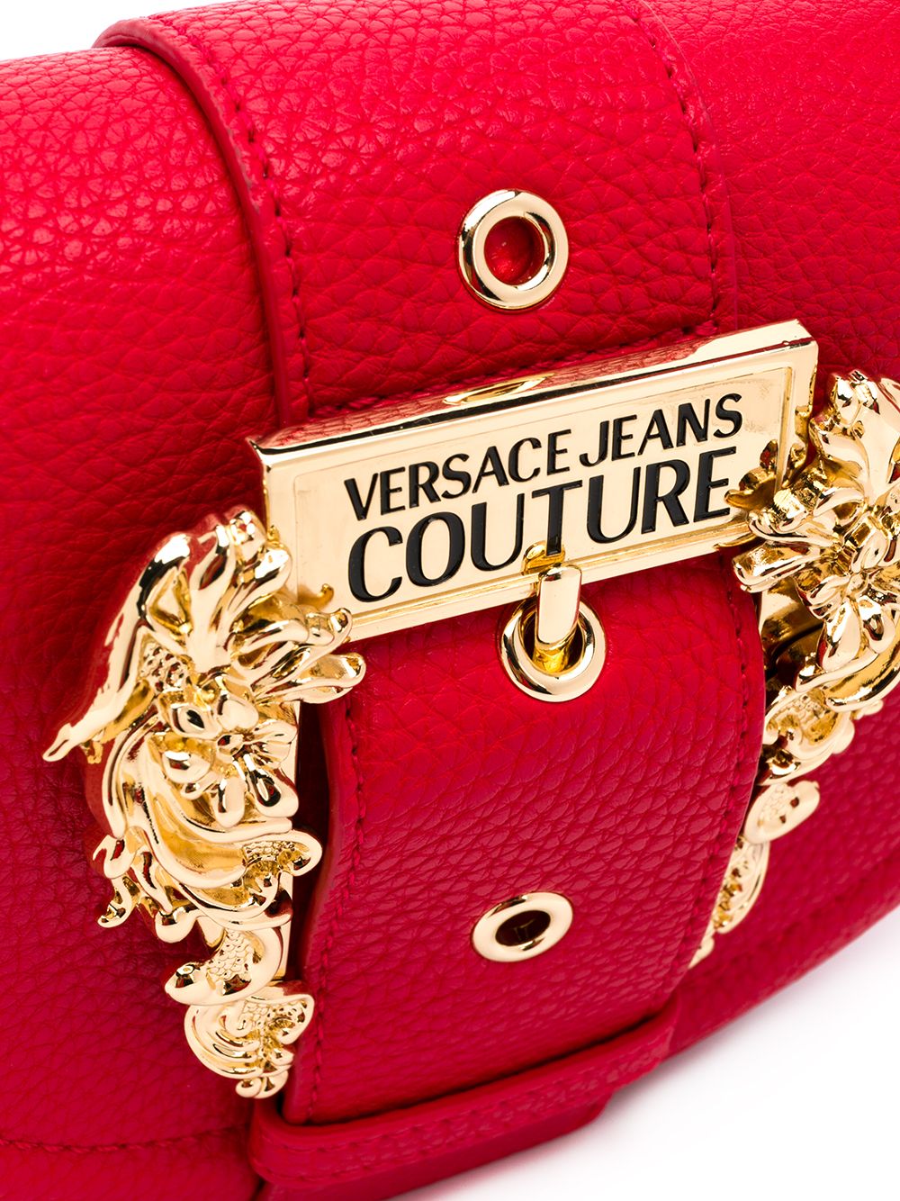 фото Versace jeans couture сумка на плечо с логотипом на пряжке