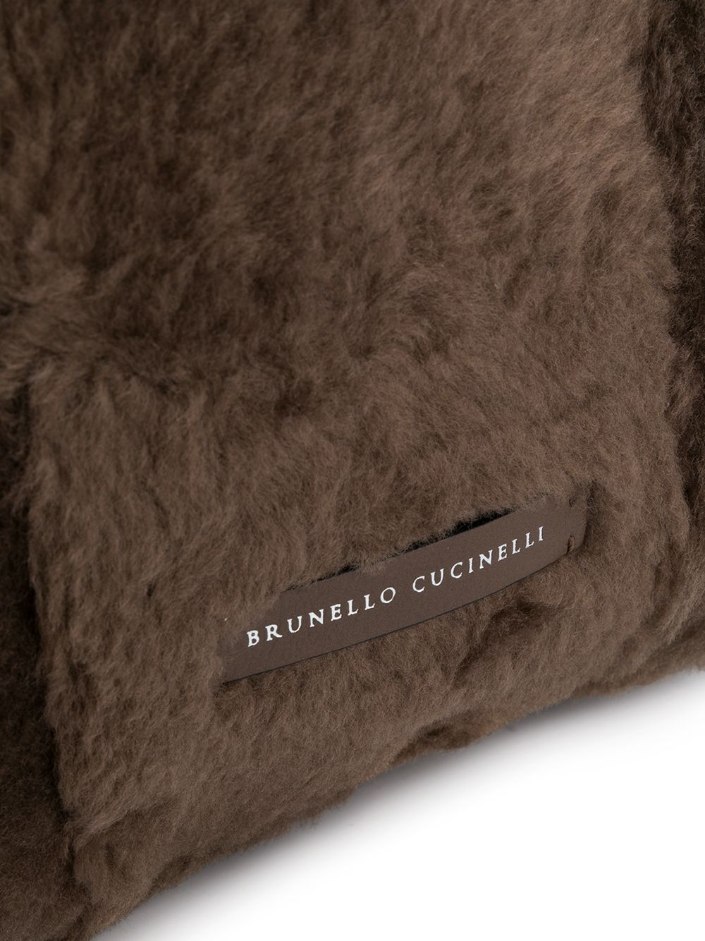 фото Brunello cucinelli сумка-тоут из искусственного меха