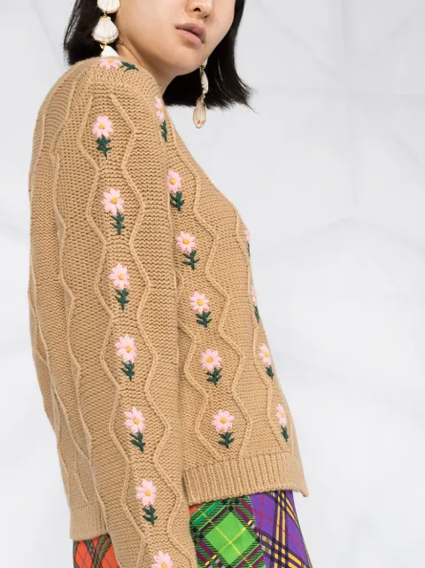 shrimps floral cardigan