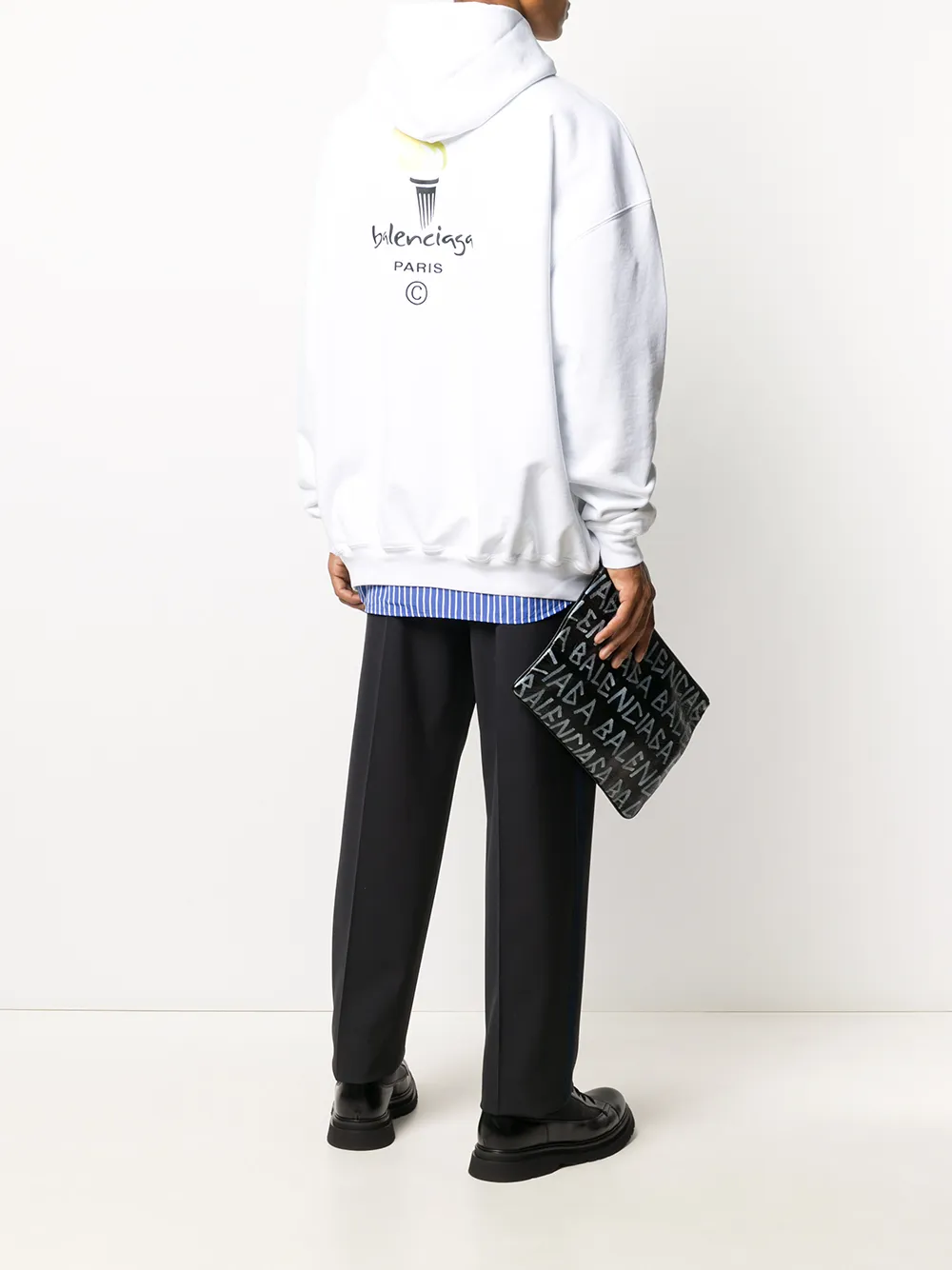 Balenciaga バレンシアガ Paris Olympics プリント パーカー - FARFETCH