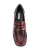 Miu Miu square toe bi-colour loafers