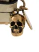Alexander McQueen metallic Skull charm wrap bracelet