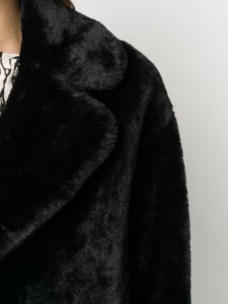 oversized faux-fur coat展示图