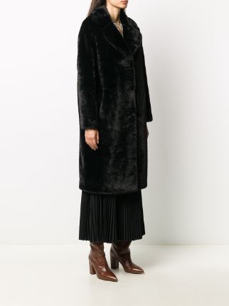oversized faux-fur coat展示图