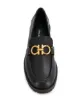 Salvatore Ferragamo Gancini plaque loafers